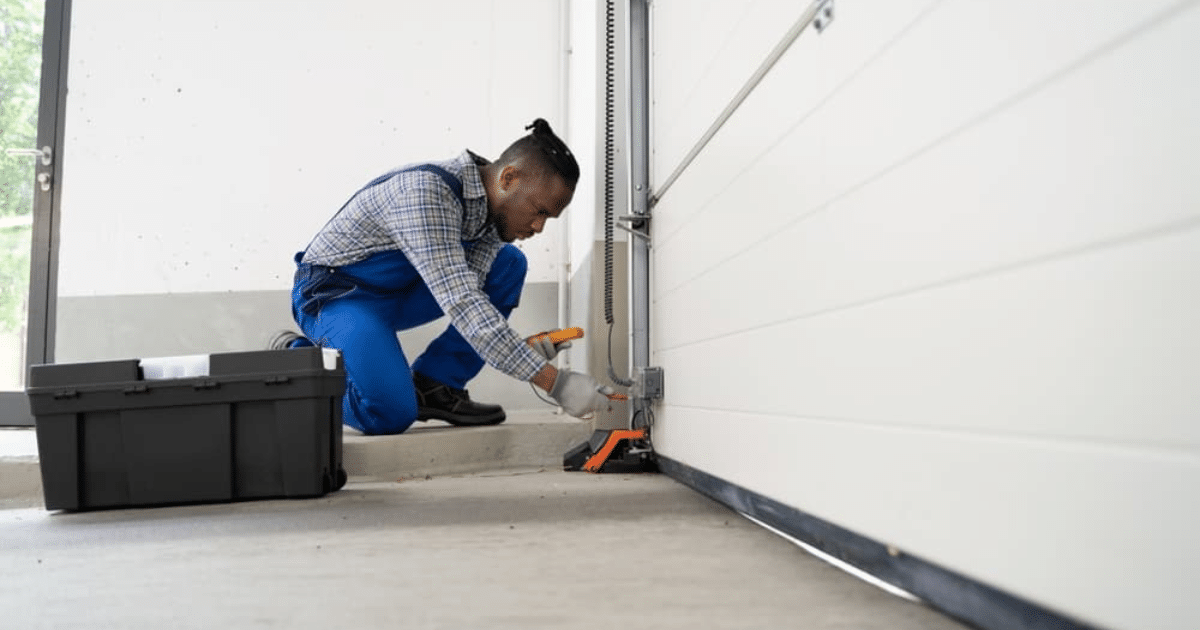how do you adjust a garage door