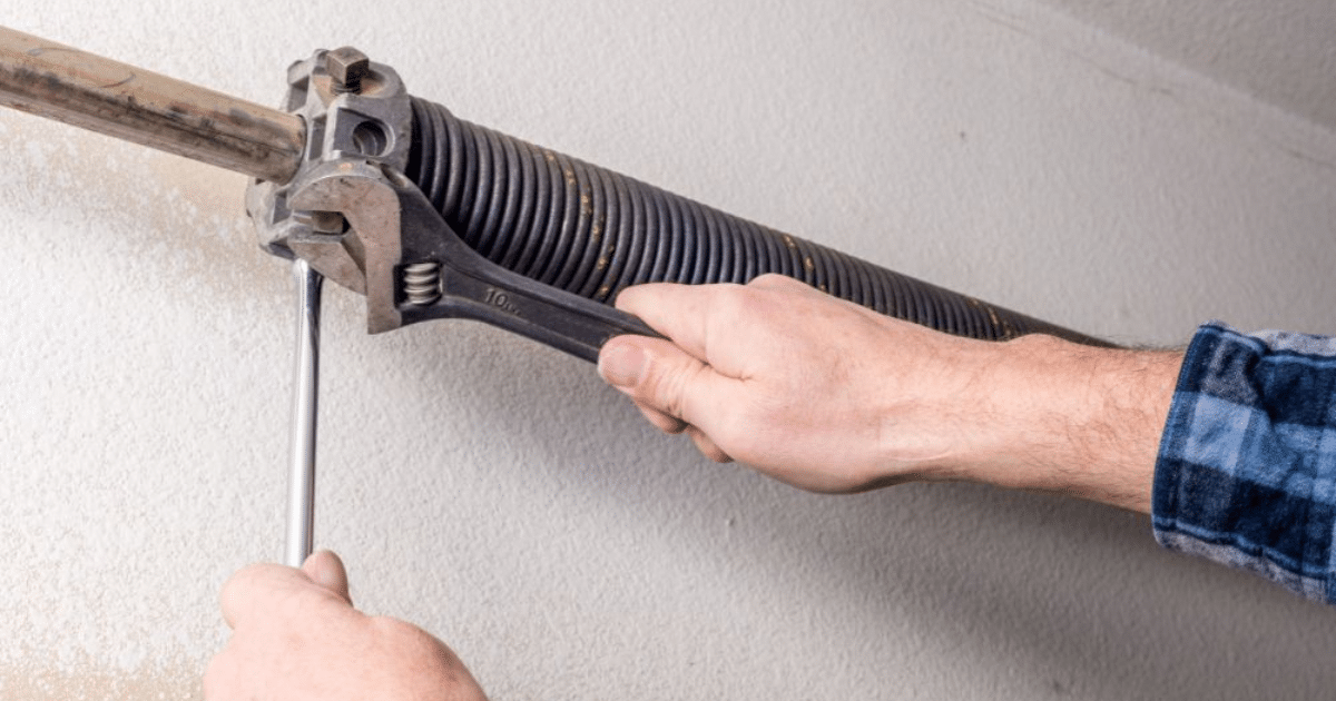 how to change garage door springs