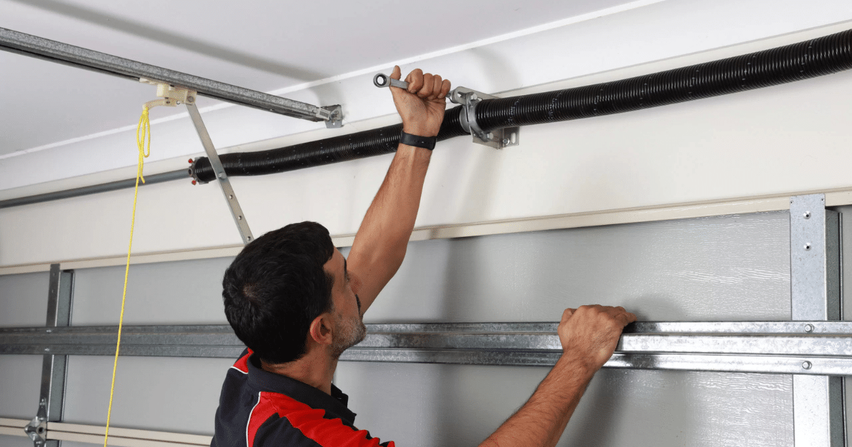 changing garage door torsion spring