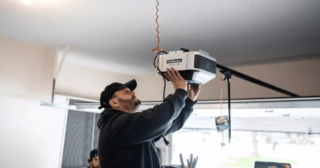 changing garage door motor