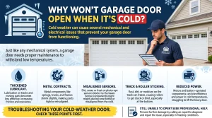 Why Won't My Garage Door Open When It's Cold?