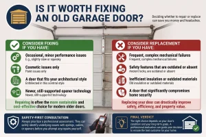 Is It Worth Fixing an Old Garage Door?