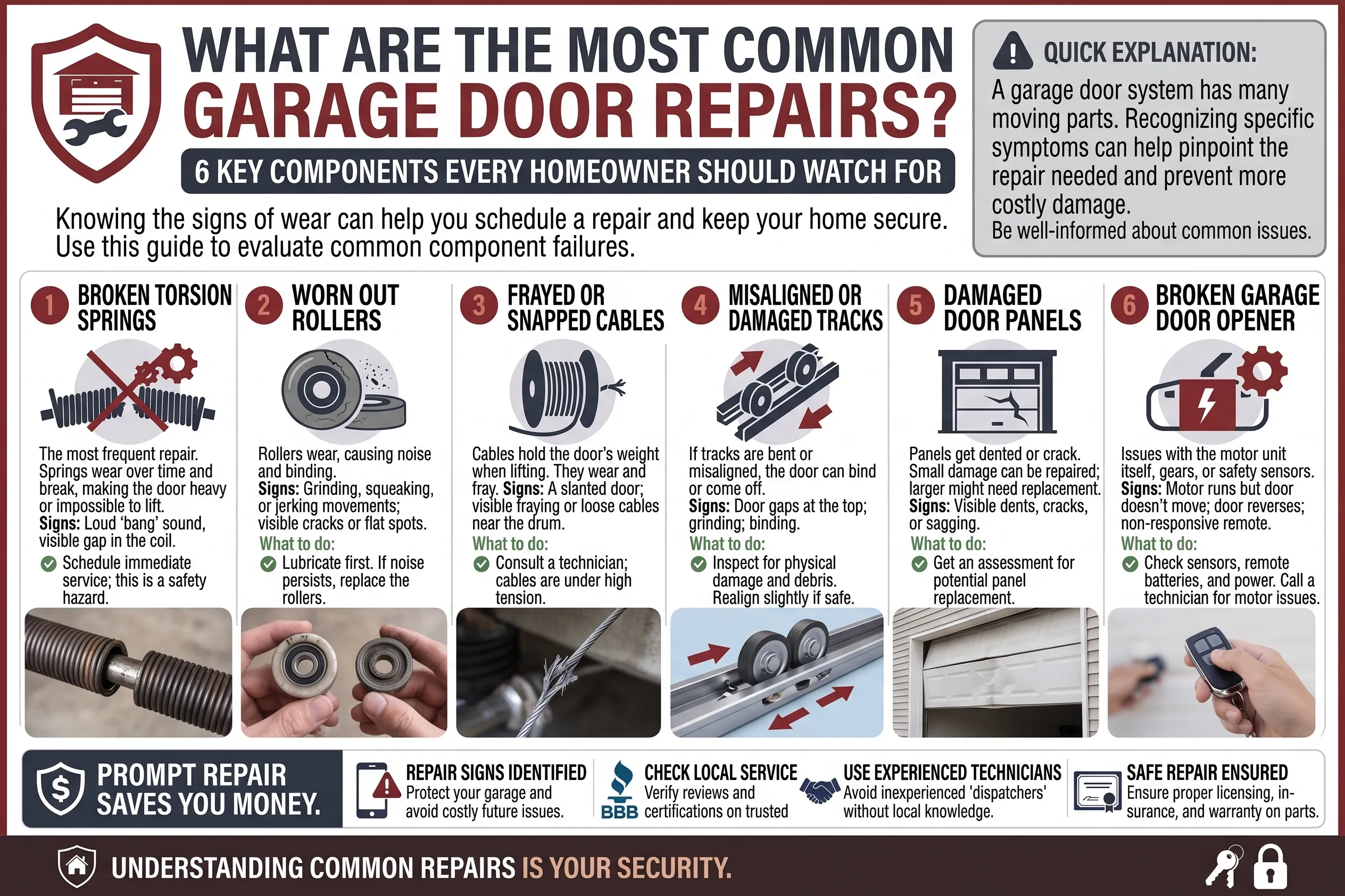What Are the Most Common Garage Door Repairs?