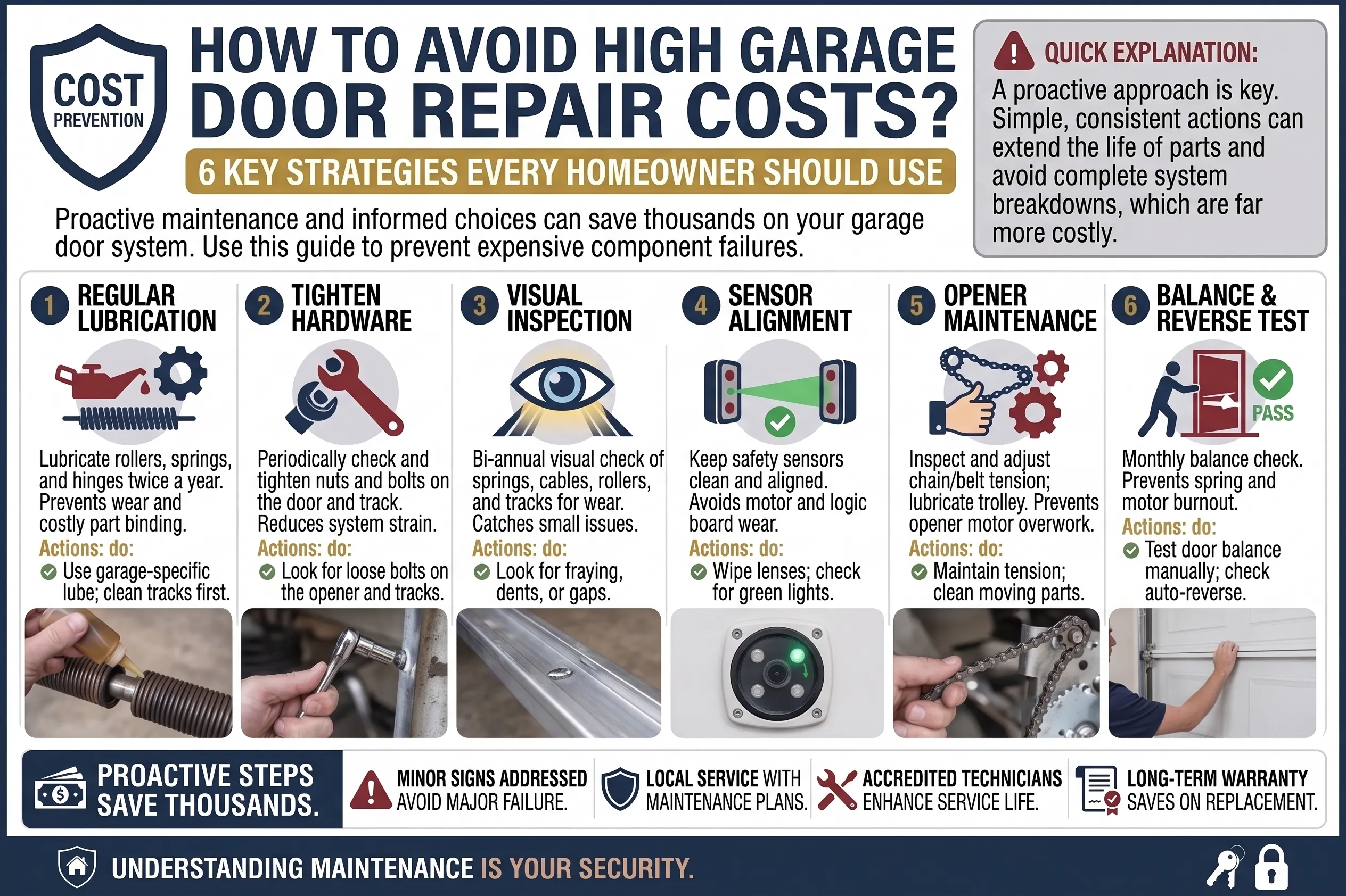 avoid high garage door cost